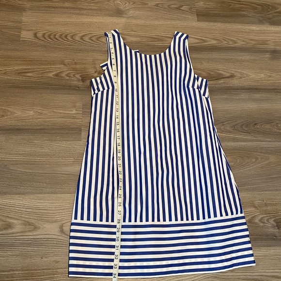 Vineyard Vines Beachcomber Blue Stripe Bow Back Dress Women’s size 6 - Picture 5 of 12